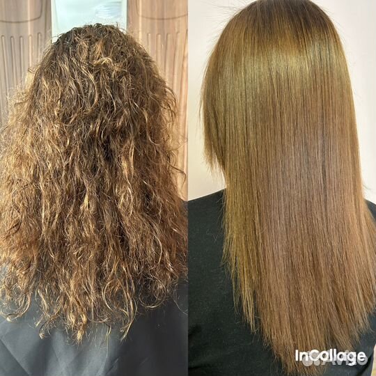 Кератиновое выпрямление