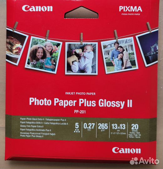 Фотобумага canon