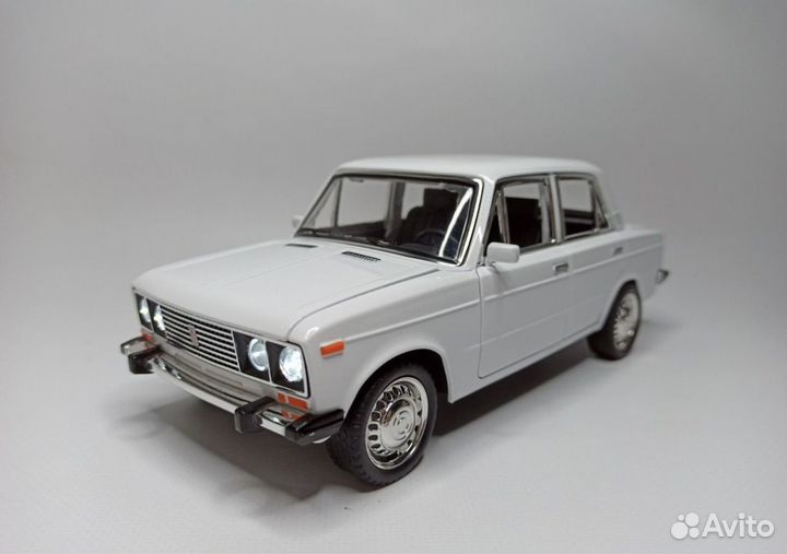 Модель автомобиля ваз 2106 металлическая
