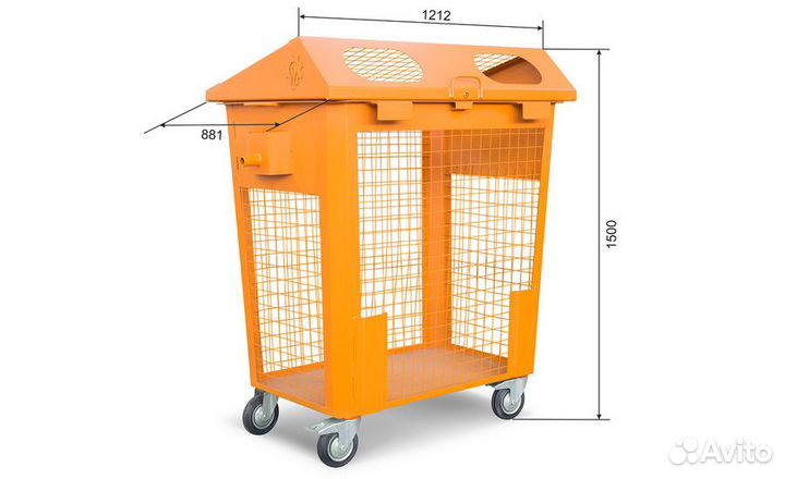 Контейнер для раздельного сбора мусора