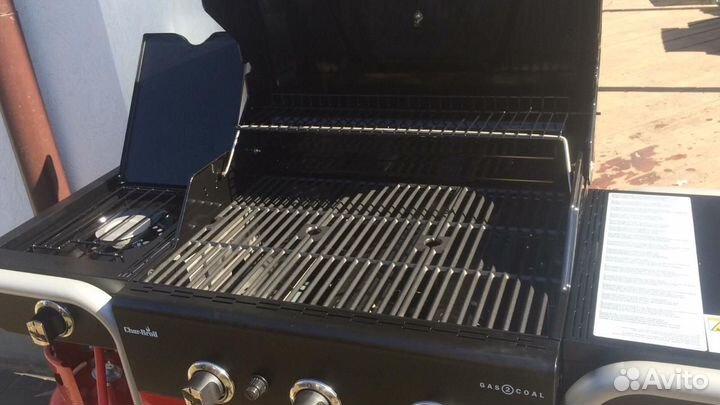 Гриль гибридный газ+уголь