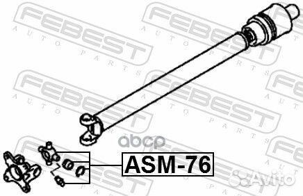 Крестовина кард.вала mitsubishi pajero 00- 25X78