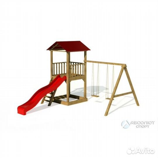 Детский деревянный комплекс уличный