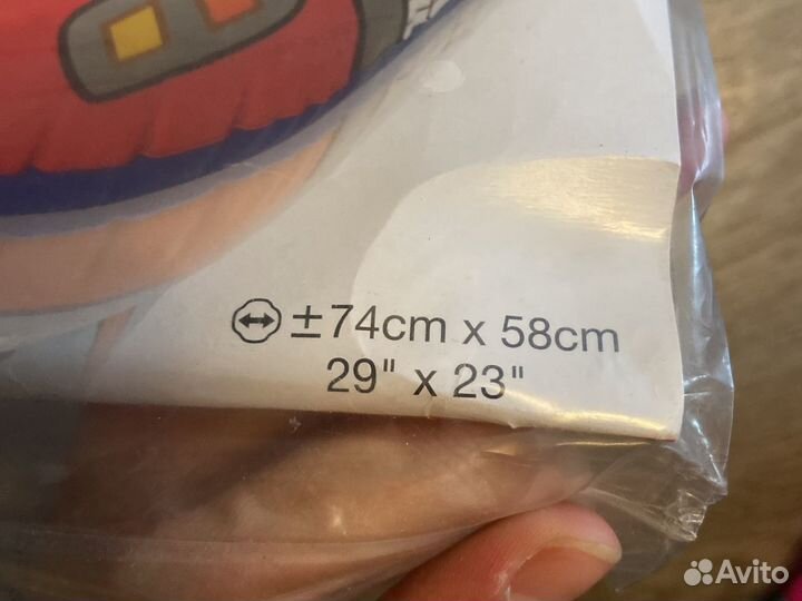 Детская надувная лодка intex