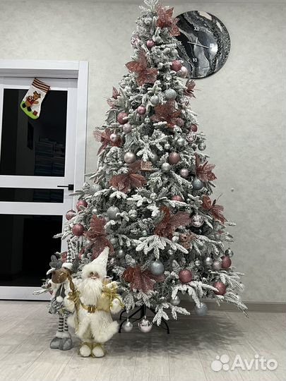 Елка искусственная снежная заснеженная