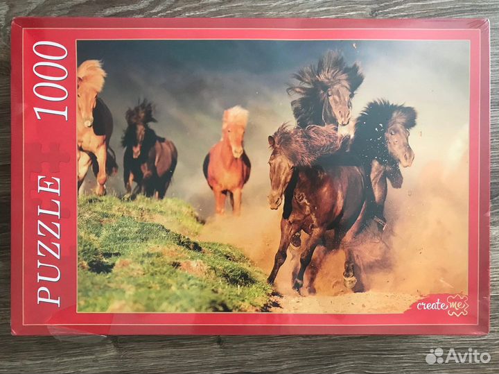 Пазлы. Много