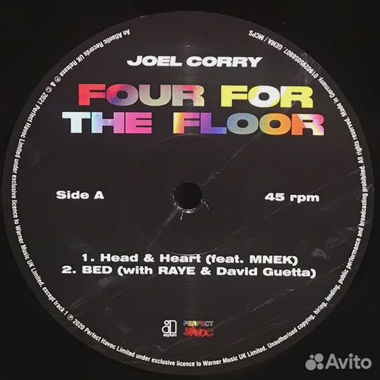Виниловая пластинка Joel Corry - Four For The Floo
