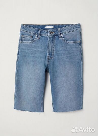 H&M Шорты джинс удлиненные синие EUR 34 XS