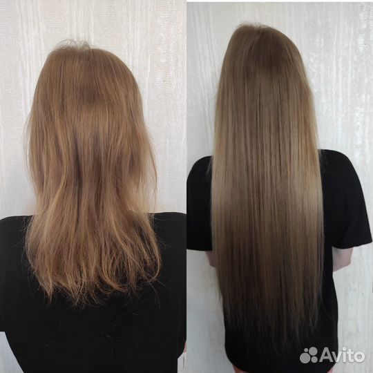 Наращивание волос модель