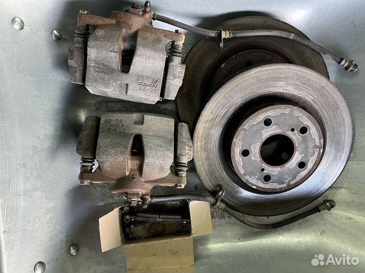 Тормозная система передняя toyota camri XV 70 3.5
