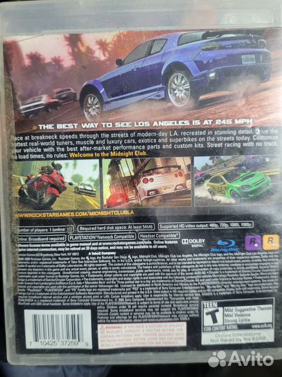 Midnight club los angeles ps3