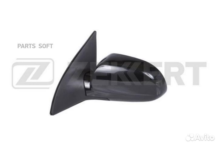Zekkert SP-4187 Зеркало в сборе левое / черное / в