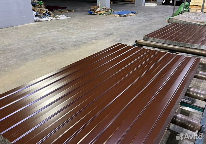 Профлист С8 шоколадный (0.5) гост пф3098