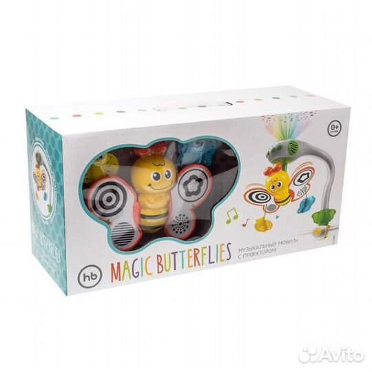 Happy Baby Музыкальный мобиль с проектором (новый)