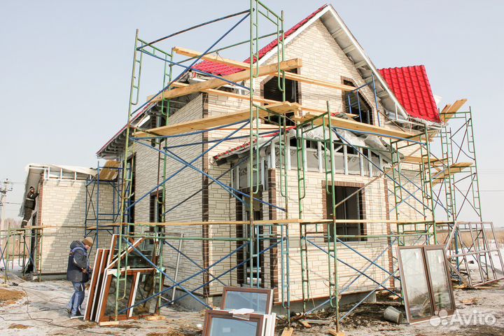 Утепление фасада, облицовка фасада