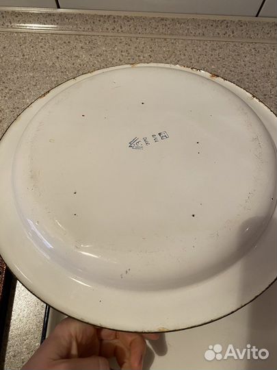 Блюдо эмаль СССР