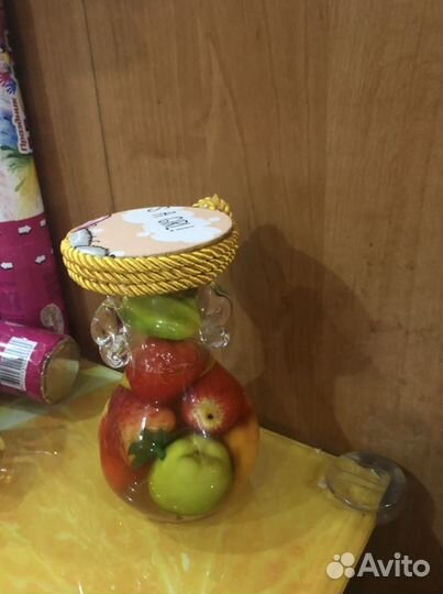 Фрукты-овощи в графине композиция 15 см