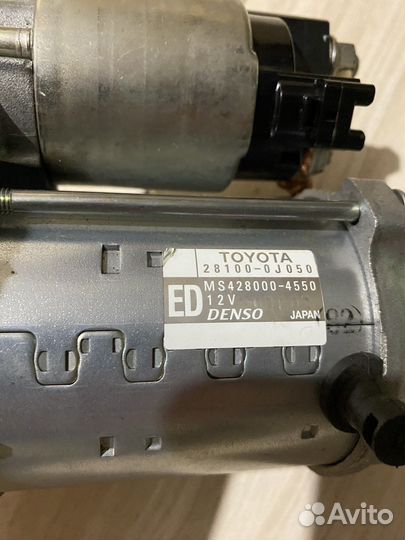 Стартер toyota yaris