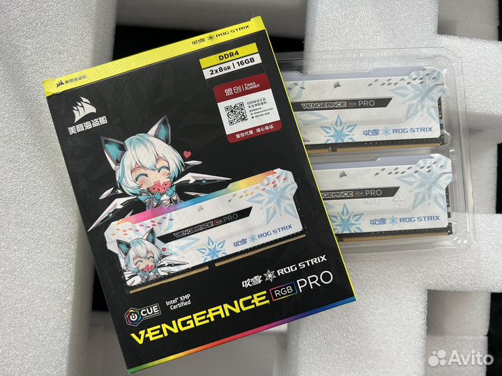 Оперативная память DDR4 - 16 Gb Corsair Vengeance