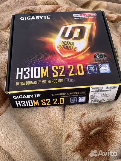 Мат. Плата H310M S2 2.0 + Проц i3 9100f BOX