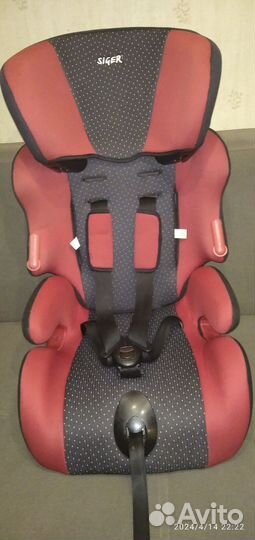 Детское автокресло 9 до 36 кг бу Siger
