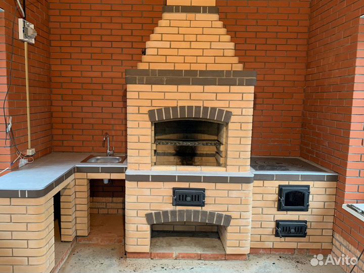 Мангальная зона для барбекю