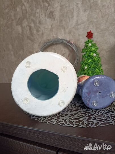 Дед мороз и снегурочка под елку пластмассовые