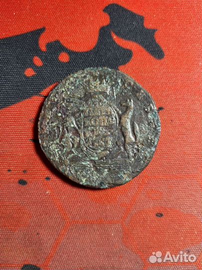 5 копеек 1767 км Сибирская монета
