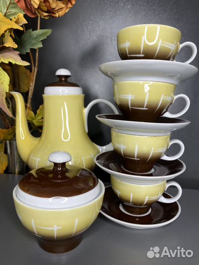 Сервиз чайный фарфор ГДР