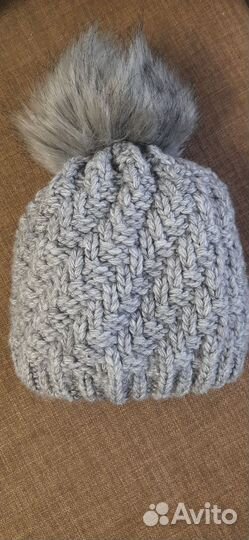 Шапка шерстяная, зимняя