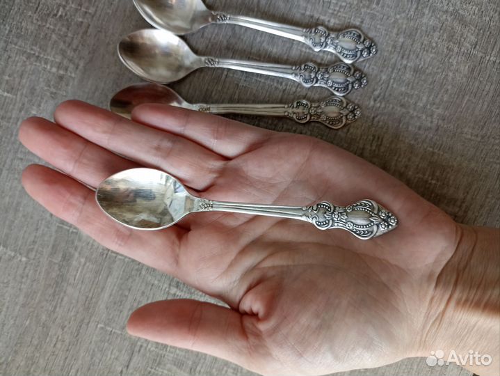 Кофейные ложки мельхиор