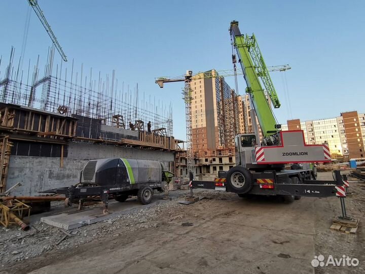 Аренда стационарного бетононасоса