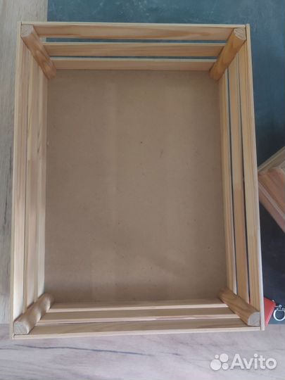 Ящик для хранения деревянный 40х31х12 см