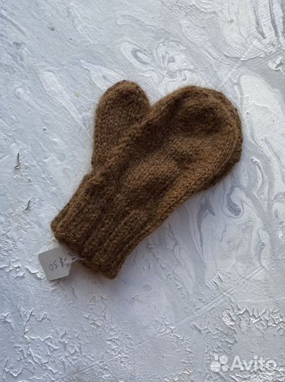Новые варежки из альпаки