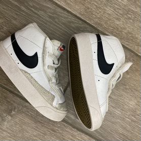 Кроссовки кеды nike blazer mid 22 кожа замша