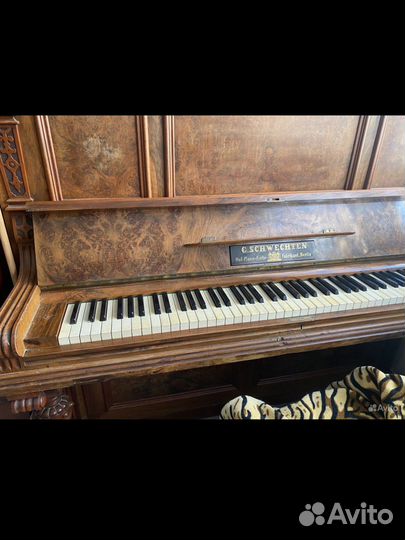 Немецкое Фортепиано Антиквариат. G. Schwechten