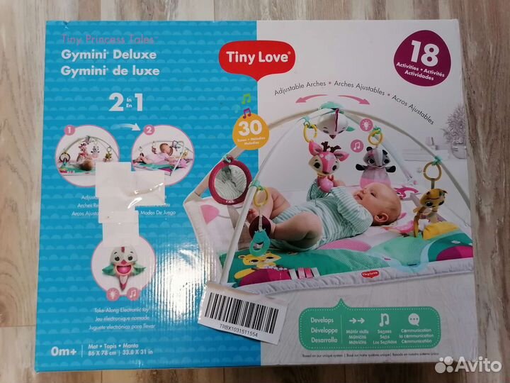 Развивающий коврик tiny love принцесса