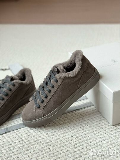 Brunello cucinelli кеды зимние