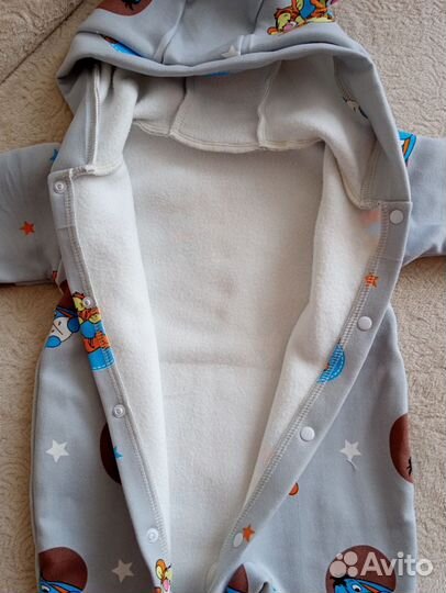 Комбинезон для новорожденных с начёсом