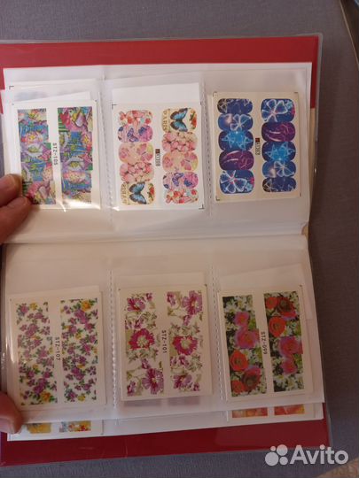 Водные наклейки для ногтей