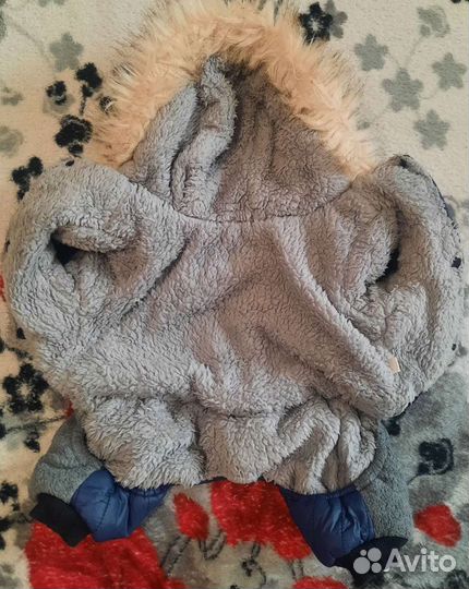 Комбинезон утепленный на маленькую собачку