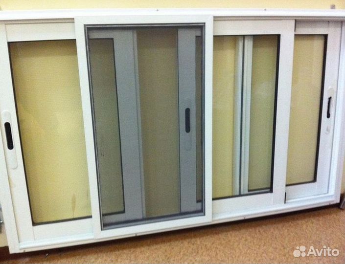 Алюминиевые окна рамы-купе