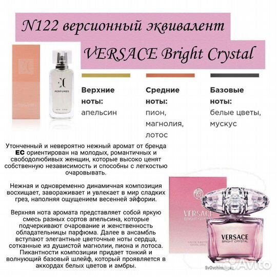 Духи Versace Bright Crystal,версия Emperio,Чехия