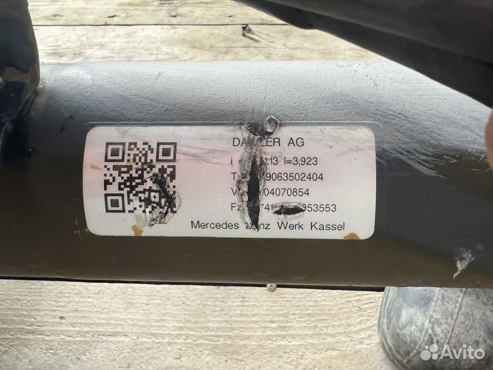 Задний мост 5113 Mersedec 906 кузов