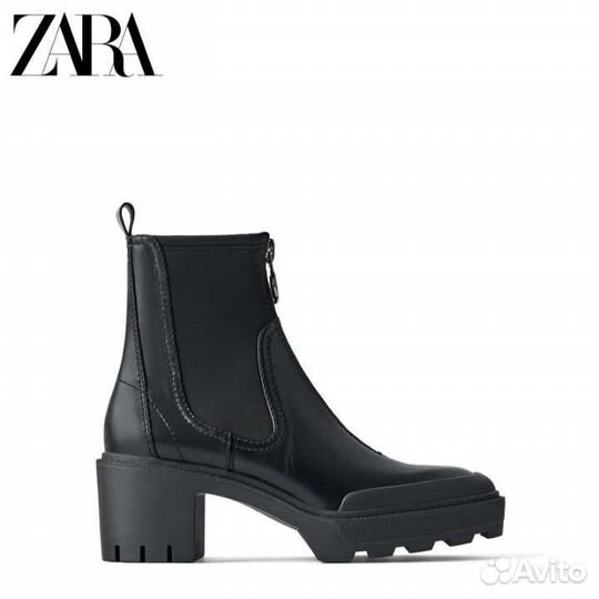 Zara Натуральная кожа