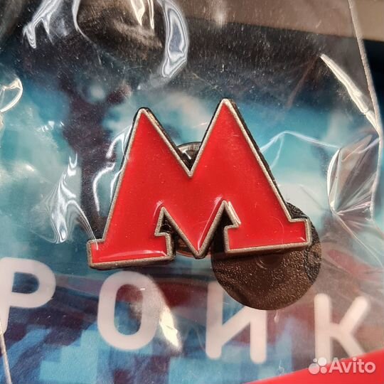 Значок метро логотип Московского метрополитена