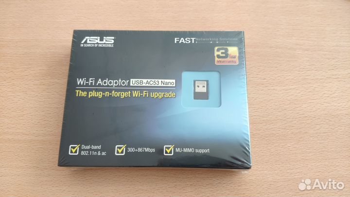 USB Wi-Fi адаптер Asus USB-AC53 Nano