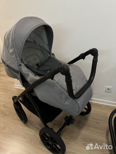 Коляска tutis nanni 3 в 1 серая