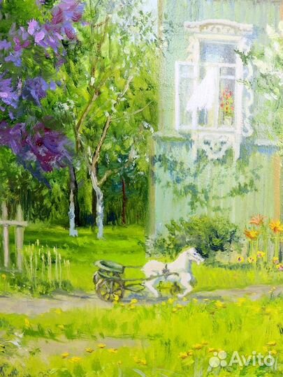 Картина Пейзаж Владимир Жданов, Масло 40Х60