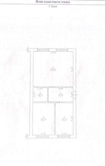Таунхаус 73 м² на участке 6 сот.
